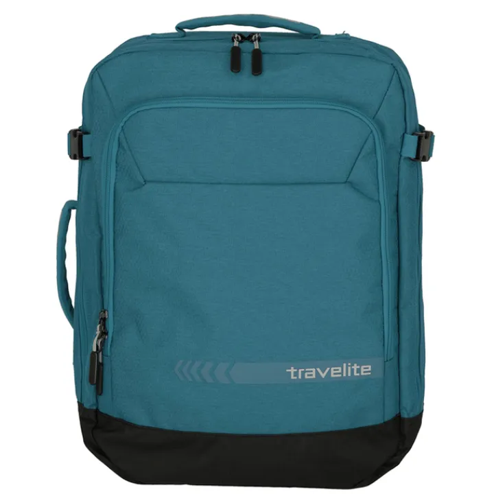 Kleine Reistassen|Handbagage Reistassen>Travelite Kick Off Cabin Size Duffle/Backpack petrol