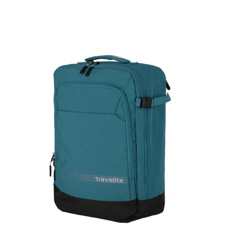 Kleine Reistassen|Handbagage Reistassen>Travelite Kick Off Cabin Size Duffle/Backpack petrol