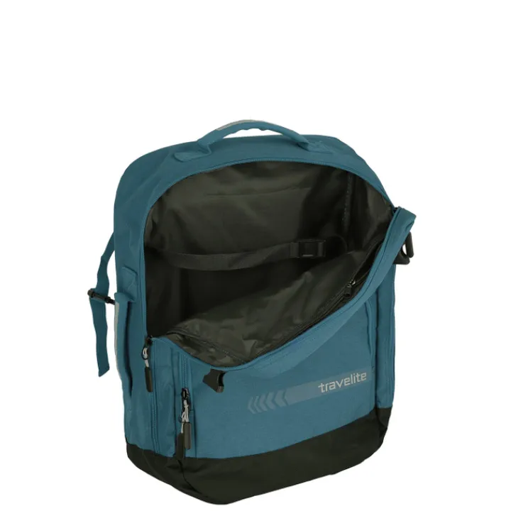 Kleine Reistassen|Handbagage Reistassen>Travelite Kick Off Cabin Size Duffle/Backpack petrol