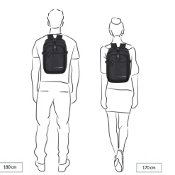 Kleine Rugzakken|Heren Rugzakken>Travelite Kick Off Cabin Backpack dark anthracite