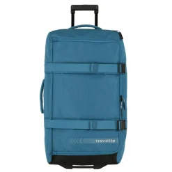 Heren Reistassen|Dames Reistassen>Travelite Kick Off Wheeled Duffle L petrol