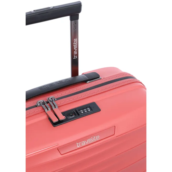 Transavia Trolleys|Ryanair Trolleys>Travelite Mooby 4w Trolley S red