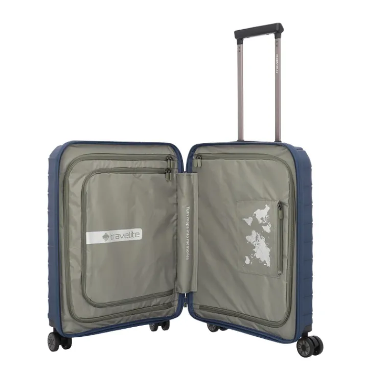 Transavia Trolleys|Ryanair Trolleys>Travelite Mooby 4w Trolley S blue