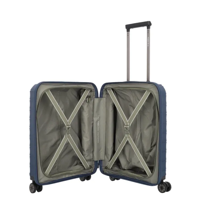 Transavia Trolleys|Ryanair Trolleys>Travelite Mooby 4w Trolley S blue