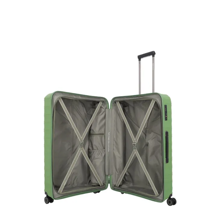 Reistrolleys|Reiskoffers>Travelite Mooby 4w Trolley L green
