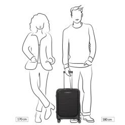 Transavia Trolleys|Handbagage Trolleys>Travelite Mooby 4w Trolley S Frontpocket black