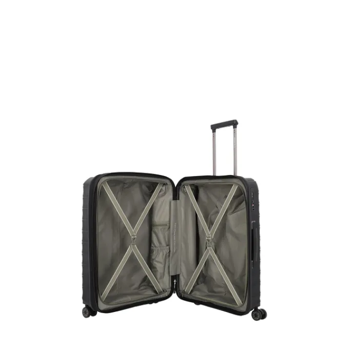 Reistrolleys|Reiskoffers>Travelite Mooby 4w Trolley M black