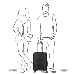 Transavia Trolleys|Ryanair Trolleys>Travelite Mooby 4w Trolley S black