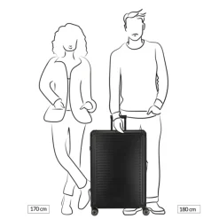 Reistrolleys|Reiskoffers>Travelite Next 2.0 Aluminium 4w Trolley L silver