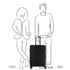 Reistrolleys|Reiskoffers>Travelite Next 2.0 Aluminium 4w Trolley M silver