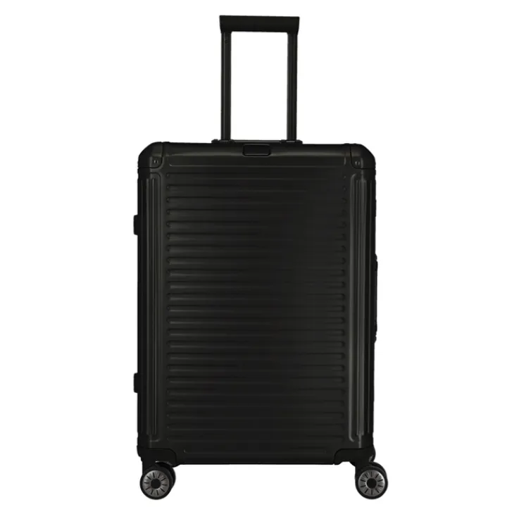 Reistrolleys|Reiskoffers>Travelite Next 2.0 Aluminium 4w Trolley M black matt