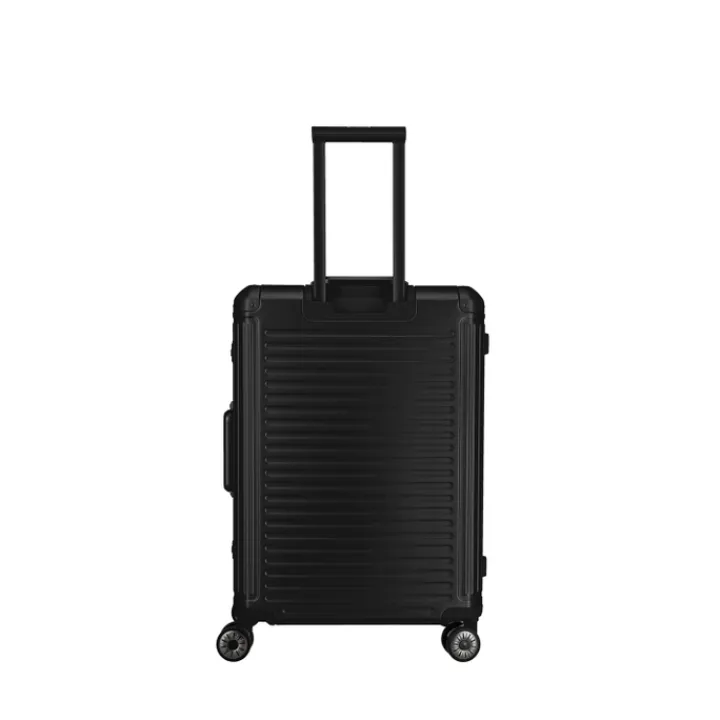 Reistrolleys|Reiskoffers>Travelite Next 2.0 Aluminium 4w Trolley M black matt