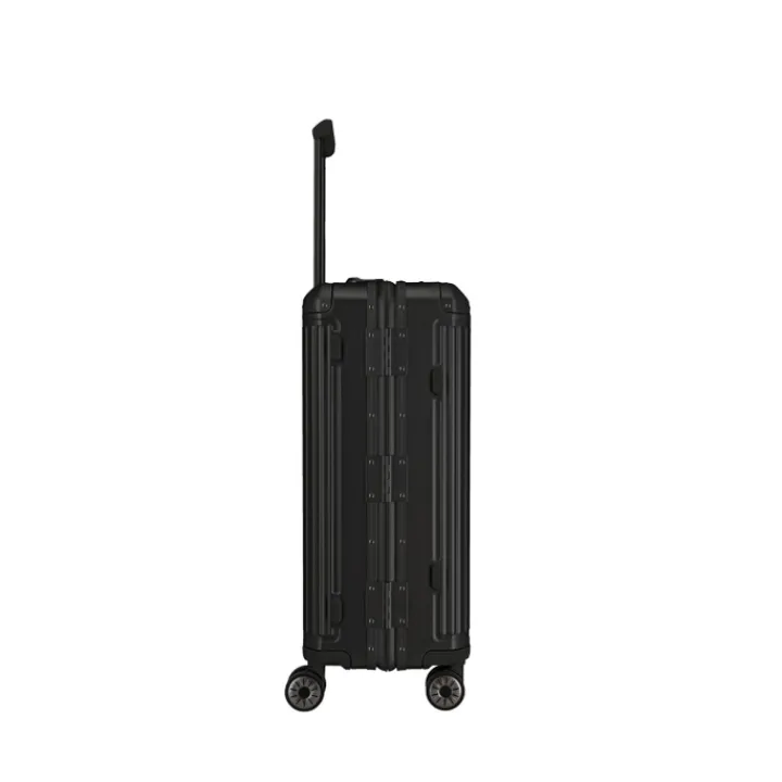 Reistrolleys|Reiskoffers>Travelite Next 2.0 Aluminium 4w Trolley M black matt