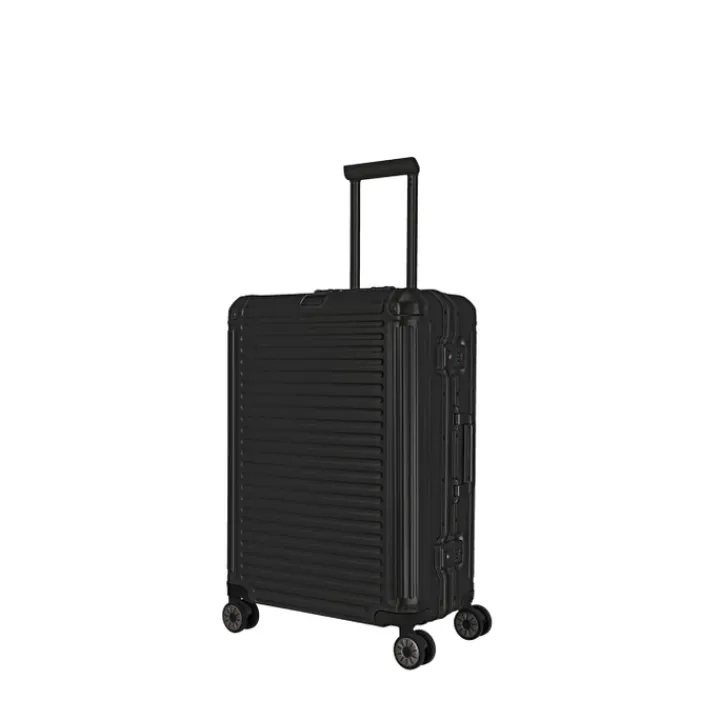 Reistrolleys|Reiskoffers>Travelite Next 2.0 Aluminium 4w Trolley M black matt
