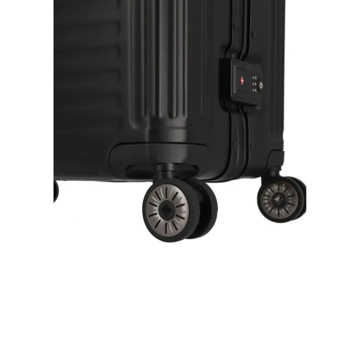 Reistrolleys|Reiskoffers>Travelite Next 2.0 Aluminium 4w Trolley M black matt