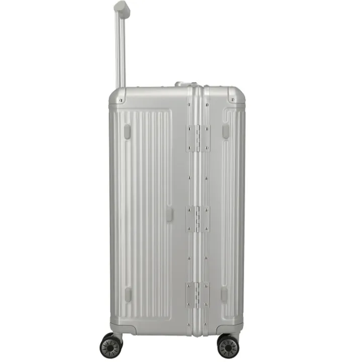 Reistrolleys|Reiskoffers>Travelite Next 4 Wheel Trunk L silver