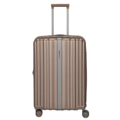 Reistrolleys|Reiskoffers>Travelite Paros 4W Trolley M cappuccino