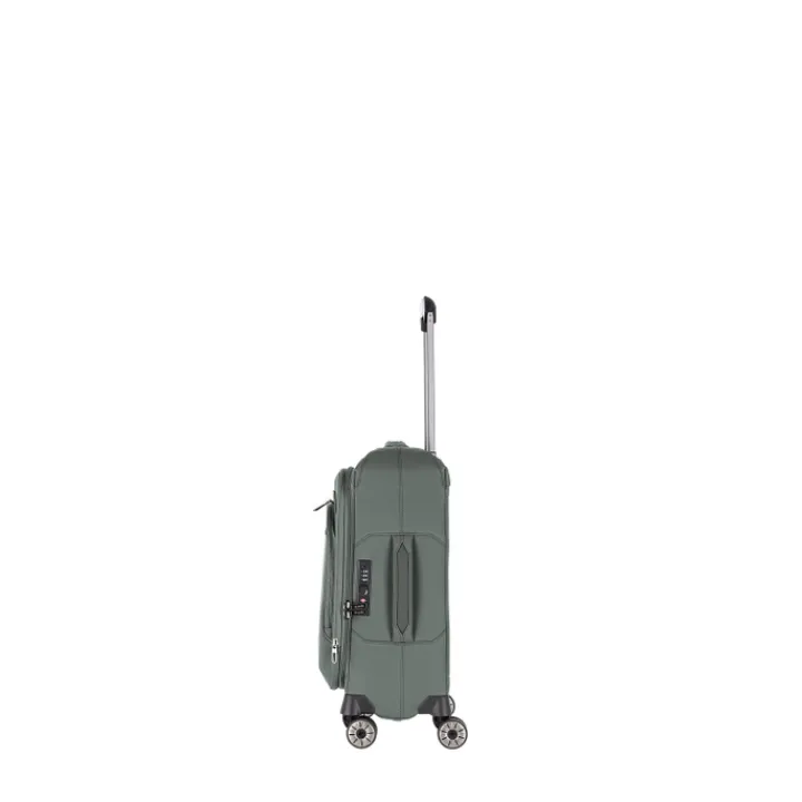 Transavia Trolleys|Handbagage Trolleys>Travelite Priima 4w Trolley S Exp. olive