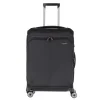 Reistrolleys|Reiskoffers>Travelite Priima 4w Trolley M Exp. black
