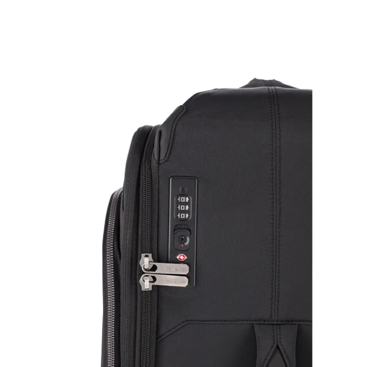 Reistrolleys|Reiskoffers>Travelite Priima 4w Trolley M Exp. black