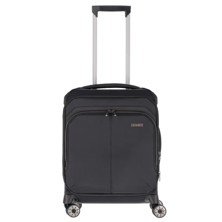 Transavia Trolleys|Handbagage Trolleys>Travelite Priima 4w Trolley S Exp. black