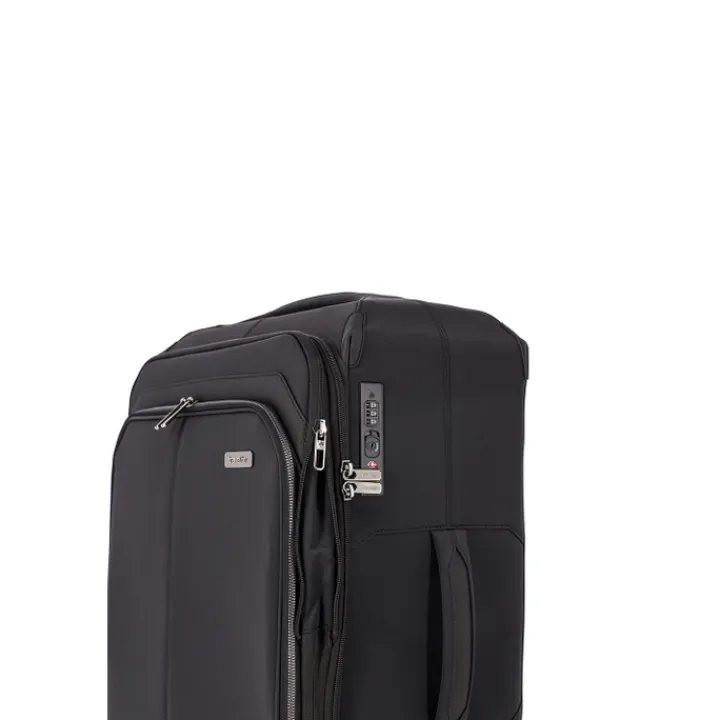 Transavia Trolleys|Handbagage Trolleys>Travelite Priima 4w Trolley S Exp. black