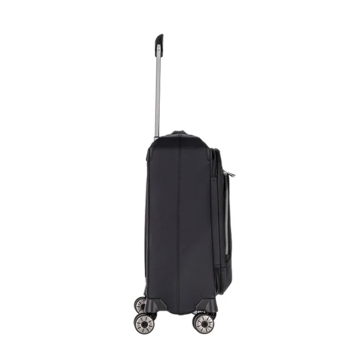 Transavia Trolleys|Handbagage Trolleys>Travelite Priima 4w Trolley S Exp. black