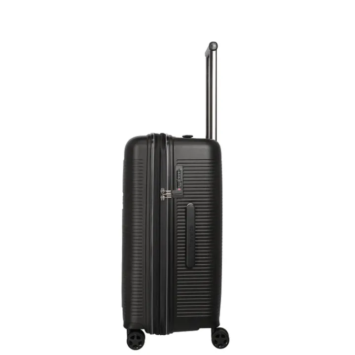 Reistrolleys|Reiskoffers>Travelite Roomer 4w Trunk M black
