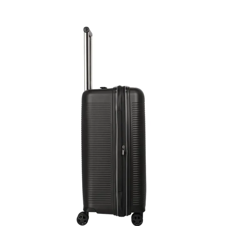 Reistrolleys|Reiskoffers>Travelite Roomer 4w Trunk M black