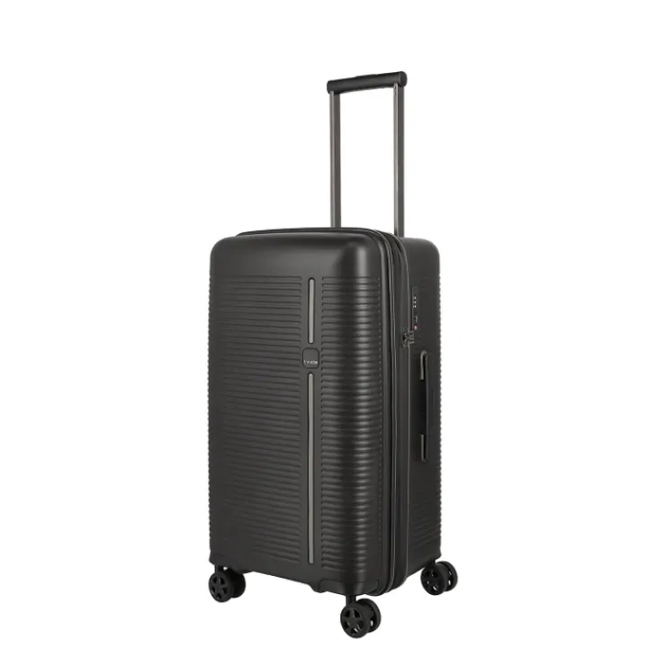 Reistrolleys|Reiskoffers>Travelite Roomer 4w Trunk M black
