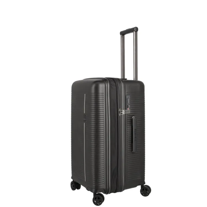 Reistrolleys|Reiskoffers>Travelite Roomer 4w Trunk M black