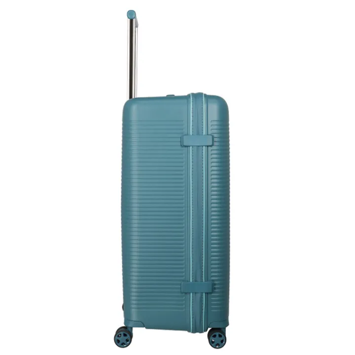 Reistrolleys|Reiskoffers>Travelite Roomer 4w Trunk L aqua