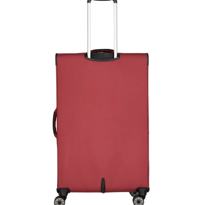 Reistrolleys|Reiskoffers>Travelite Skaii 4 Wheel Trolley L Expandable red