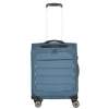 Transavia Trolleys|Ryanair Trolleys>Travelite Skaii 4 Wheel Trolley S blue