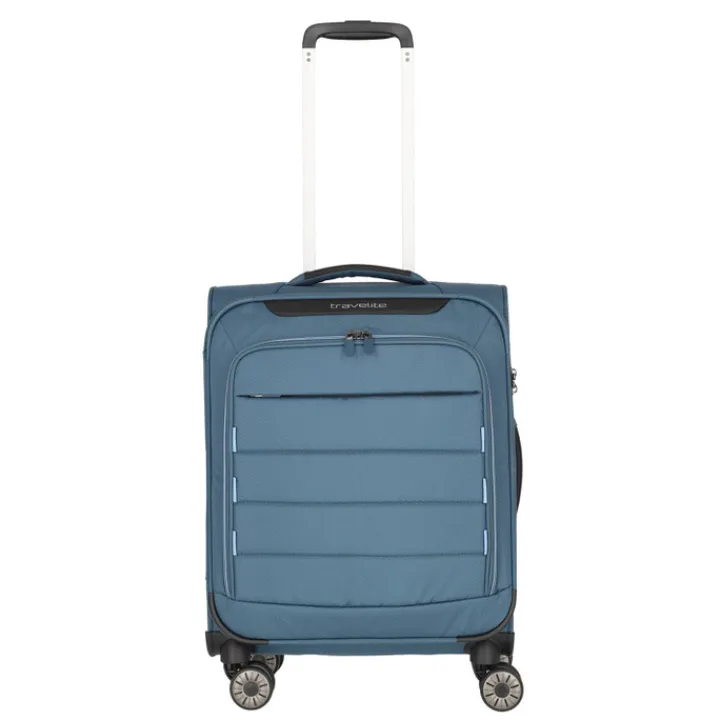 Transavia Trolleys|Ryanair Trolleys>Travelite Skaii 4 Wheel Trolley S blue