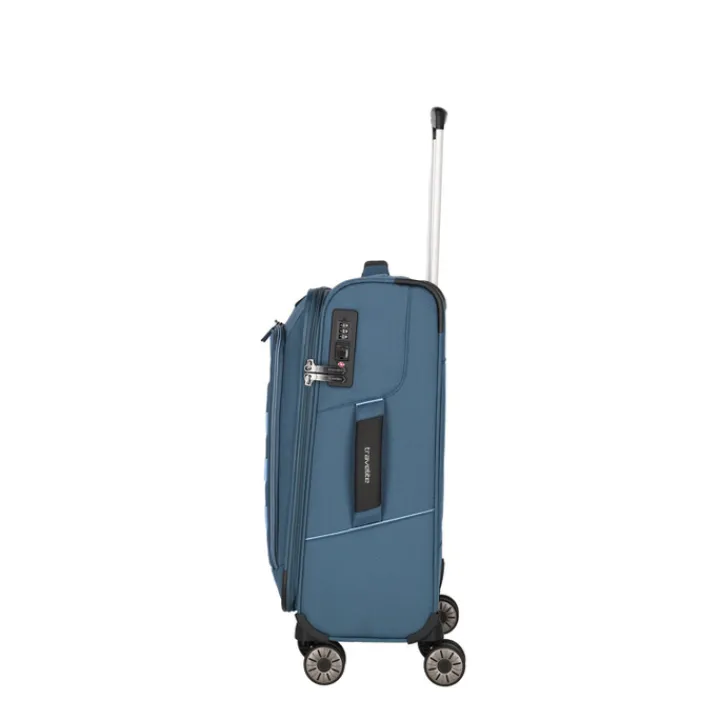 Transavia Trolleys|Ryanair Trolleys>Travelite Skaii 4 Wheel Trolley S blue