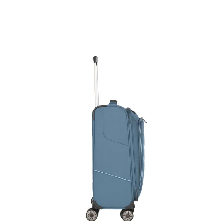 Transavia Trolleys|Ryanair Trolleys>Travelite Skaii 4 Wheel Trolley S blue