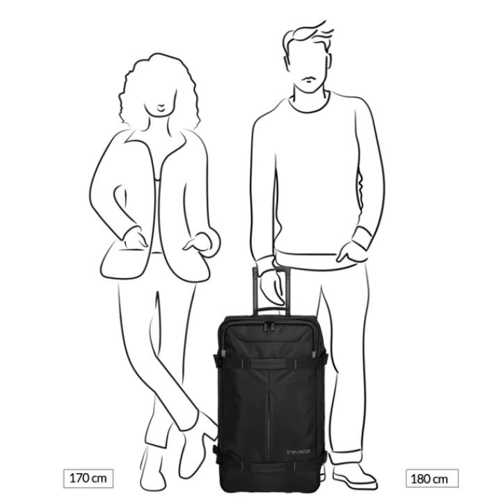 Heren Reistassen|Dames Reistassen>Travelite Tarifa Wheelbag/Doubledecker navy