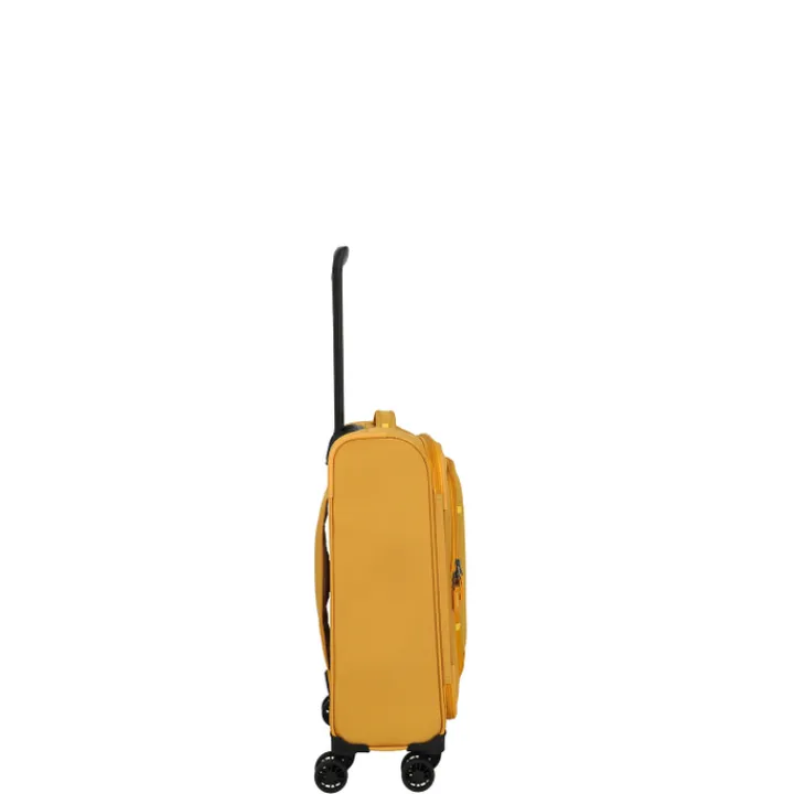 Transavia Trolleys|Ryanair Trolleys>Travelite Umbria 4 Wheel Cabin Trolley golden glow