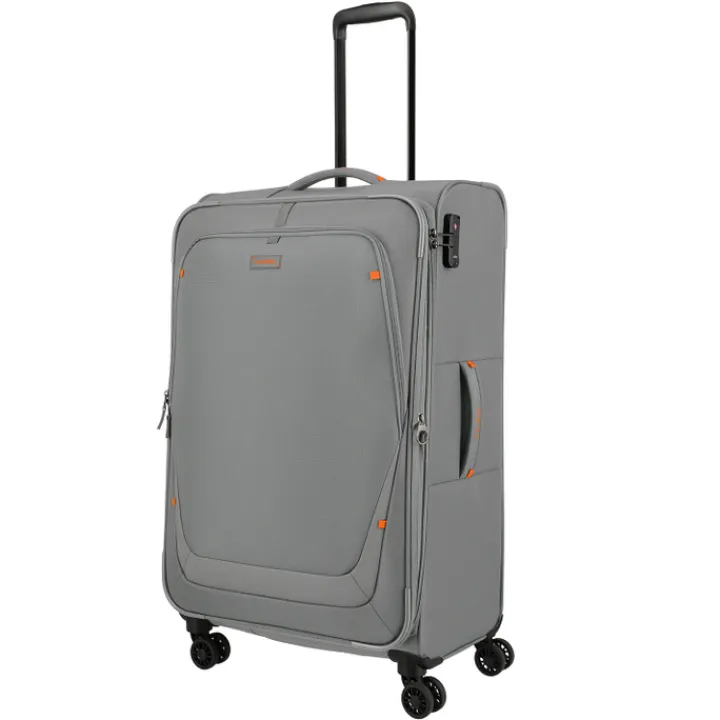 Reistrolleys|Reiskoffers>Travelite Umbria 4 Wheel Trolley L smoky grey