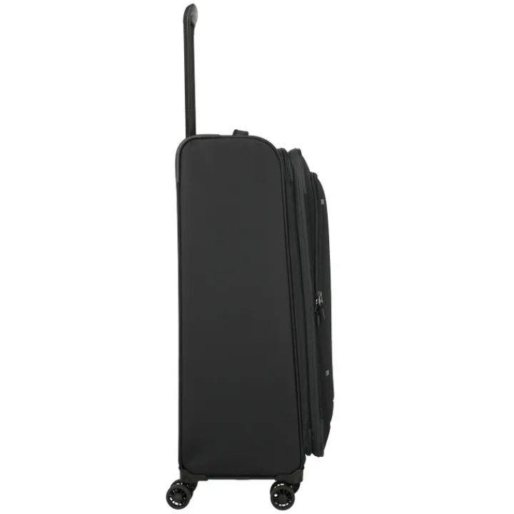 Reistrolleys|Reiskoffers>Travelite Umbria 4 Wheel Trolley L black