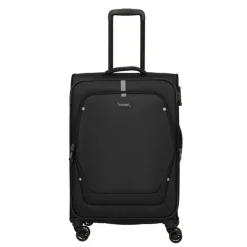 Reistrolleys|Reiskoffers>Travelite Umbria 4 Wheel Trolley M black