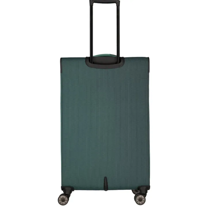 Reistrolleys|Reiskoffers>Travelite Viia 4 Wheel Trolley L Expandable green
