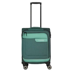 Transavia Trolleys|Handbagage Trolleys>Travelite Viia 4 Wheel Trolley S green