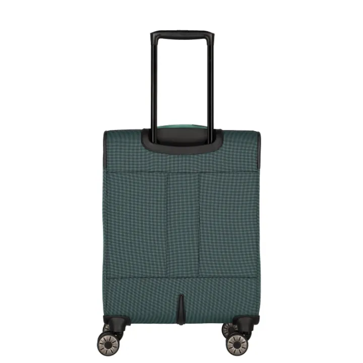 Transavia Trolleys|Handbagage Trolleys>Travelite Viia 4 Wheel Trolley S green