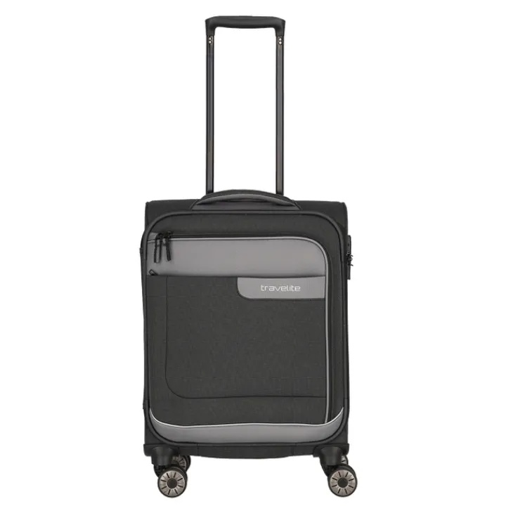 Transavia Trolleys|Handbagage Trolleys>Travelite Viia 4 Wheel Trolley S anthracite