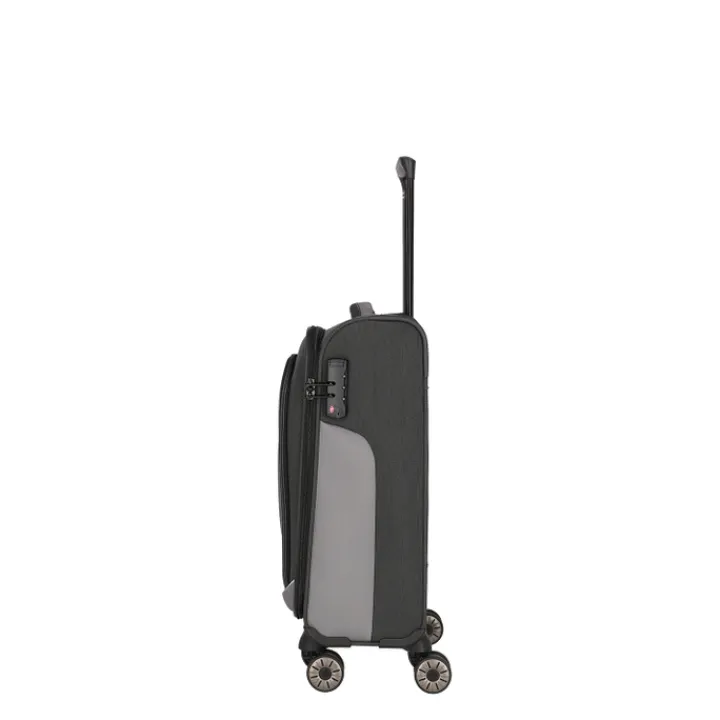 Transavia Trolleys|Handbagage Trolleys>Travelite Viia 4 Wheel Trolley S anthracite