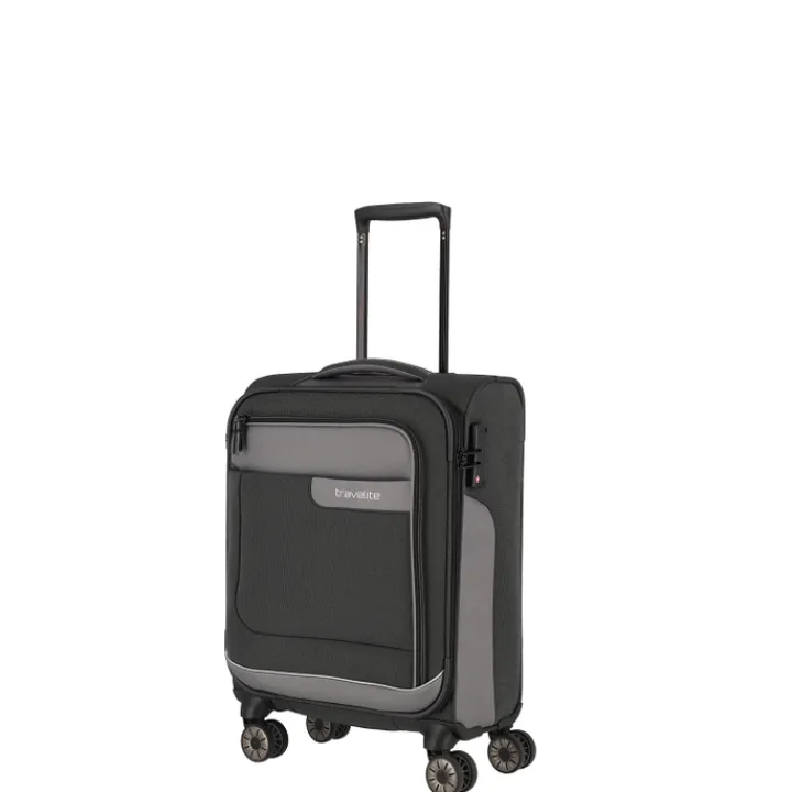 Transavia Trolleys|Handbagage Trolleys>Travelite Viia 4 Wheel Trolley S anthracite