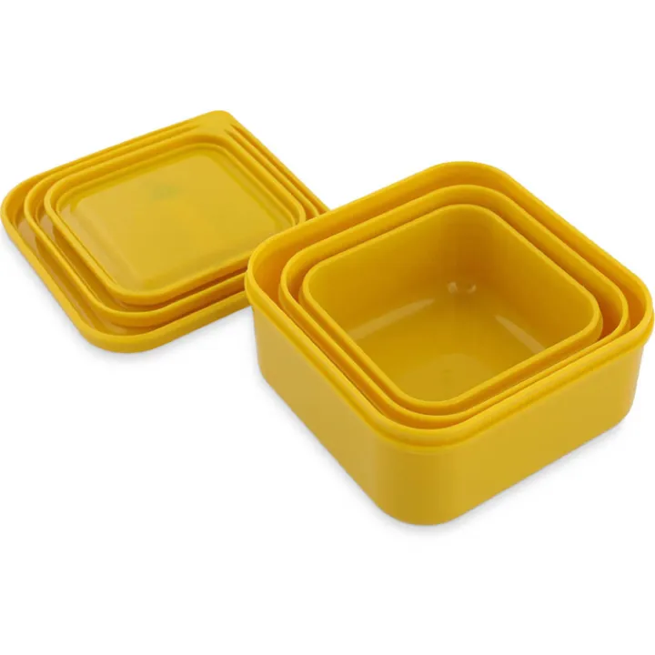 Lunchboxen>Trixie Mr. Lion Snackbox 3pc yellow