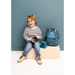 Lunchboxen>Trixie Mr. Triceratops Snackbox 3pc dark blue